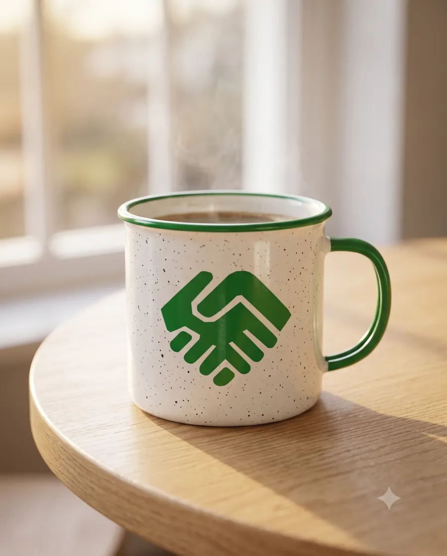 Enamel mug